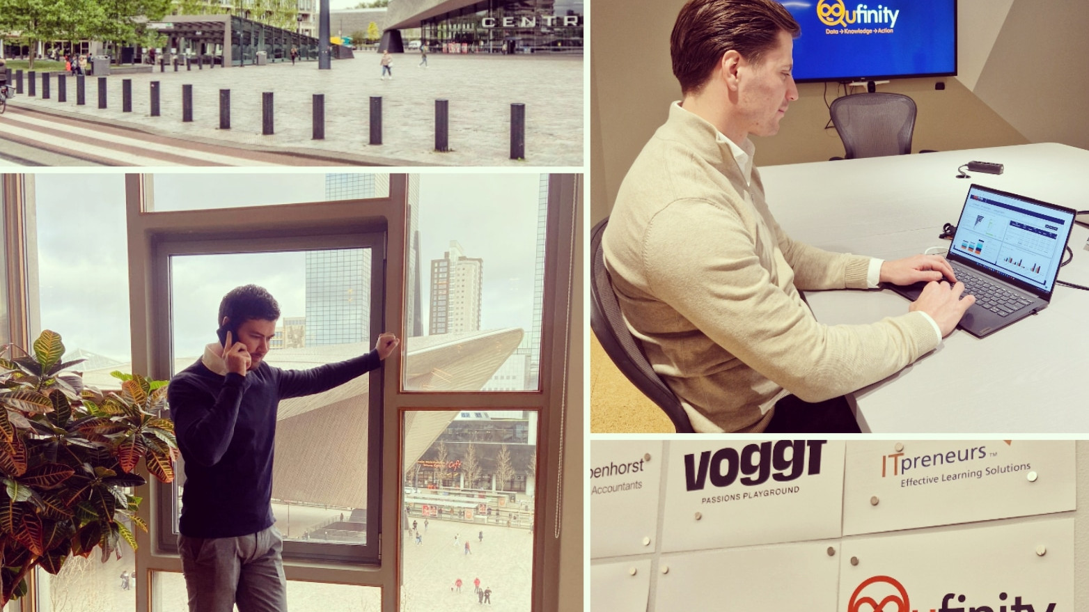 Nieuw kantoor Qufinity Rotterdam Lars de Bruin Wessel van Huizen