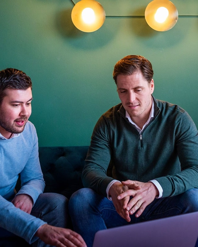 Contact met Qufinity Lars de Bruin en Wessel van Huizen