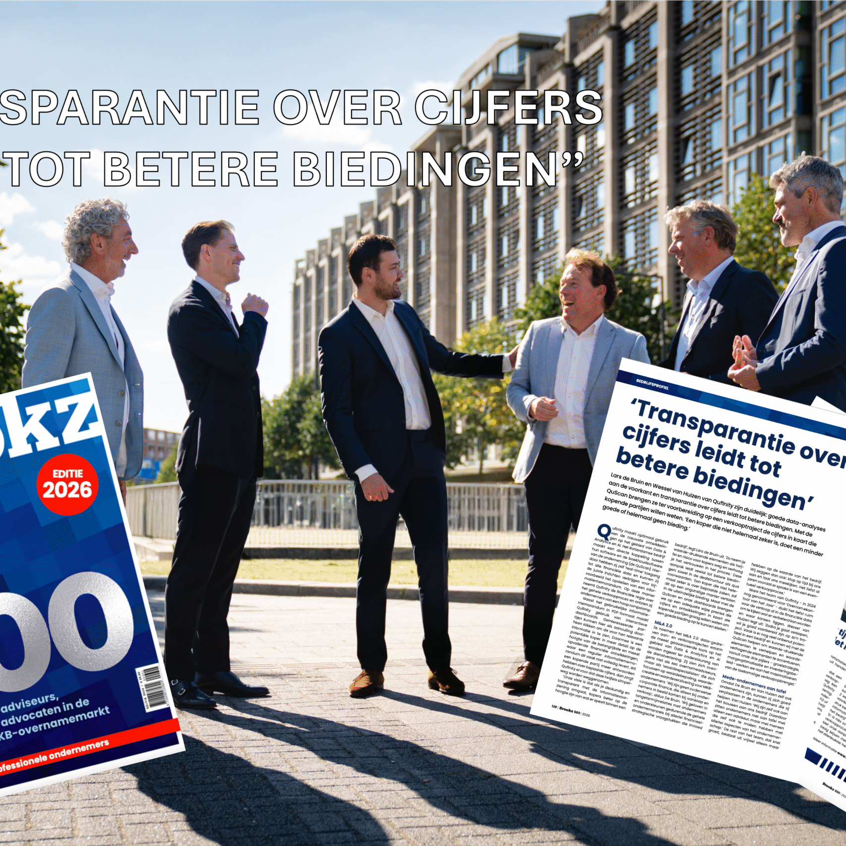 Qufinity Brookz 500 artikel M&A 2.0